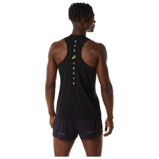 Asics Ανδρική αμάνικη μπλούζα Marathon Singlet